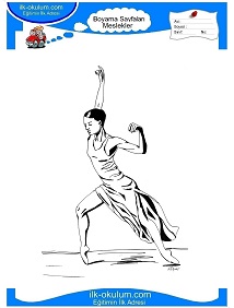 Çocuklar İçin Dansçı Boyama Sayfaları 